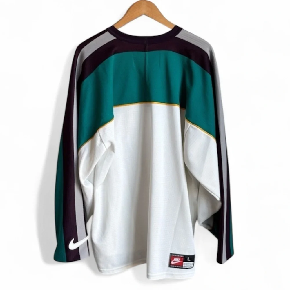VTG Nike  Mighty Anaheim Ducks Men's Hockey Jersey Size LARGE